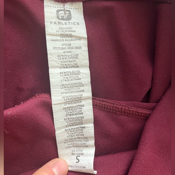 Fabletics leggings mesh small - Picture 5 of 5